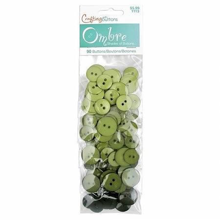 Green Ombre Buttons