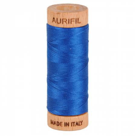 Aurifil Mako Cotton Thread Solid 80wt 300yds Dark Cobalt