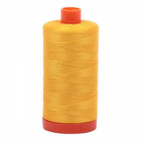 Aurifil Mako Cotton Thread Solid 50wt 1422yds Yellow