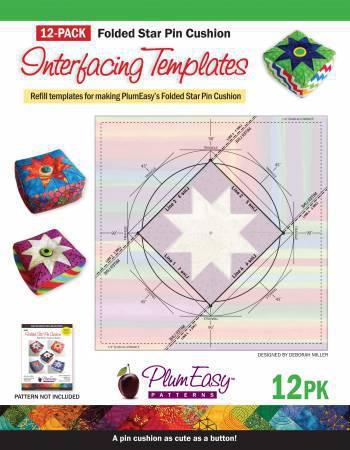 Plum Easy Folded Star Pin Cushion