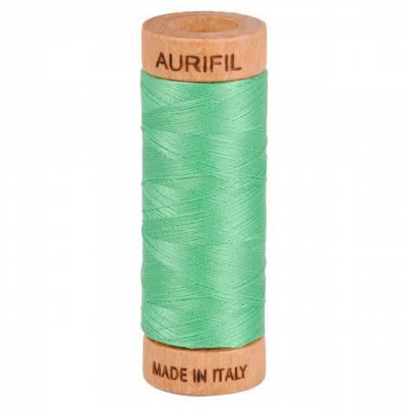 Aurifil Mako Cotton Thread Solid 80wt 300yds Light Emerald