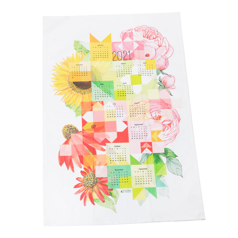 Sew Happy Calendar Towel