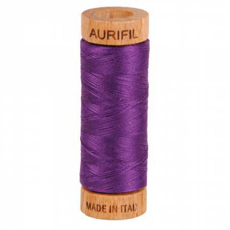 Aurifil Mako Cotton Thread Solid 80wt 300yds Medium Purple