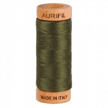 Aurifil Mako Cotton Thread Solid 80wt 300yds Dark Green