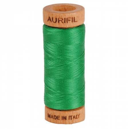 Aurifil Mako Cotton Thread Solid 80wt 300yds Green
