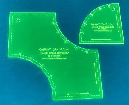 Steeple Chase 8" Finished Template