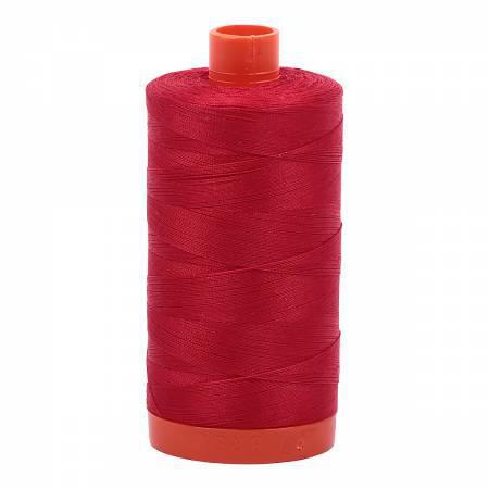 Aurifil Mako Cotton Thread Solid 50wt 1422yds Red