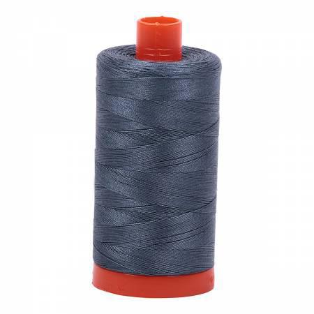 Aurifil Mako Cotton Thread Solid 50wt 1422yds Medium Grey