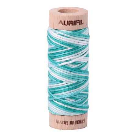 Aurifil Floss Cotton 6-Strand 18yd Variegated Seamist