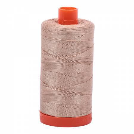 Aurifil Mako Cotton Thread Solid 50wt 1422yds Beige
