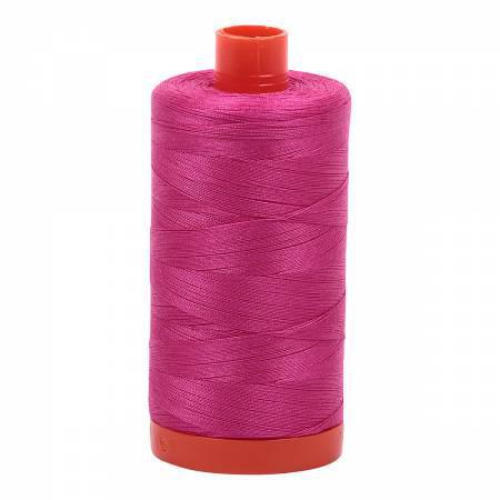 Aurifil Mako Cotton Thread Solid 50wt 1422yds Fuchsia