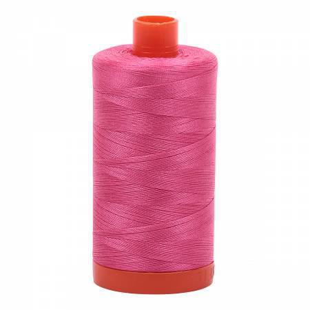 Aurifil Mako Cotton Thread Solid 50wt 1422yds Blossom Pink