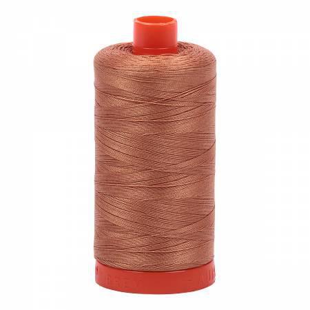 Aurifil Mako Cotton Thread Solid 50wt 1422yds Light Chestnut