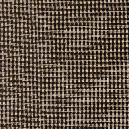 Tea Towel - Black & Tea Dye Mini Check