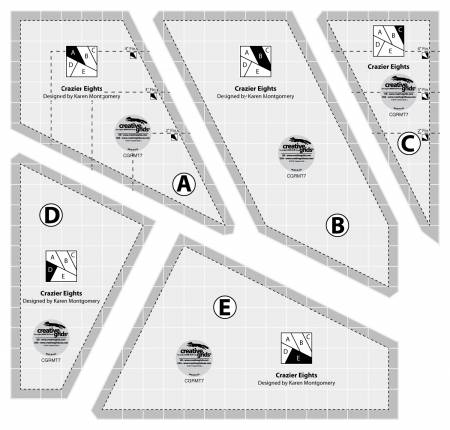 CGR Scrap Crazy 8" Template