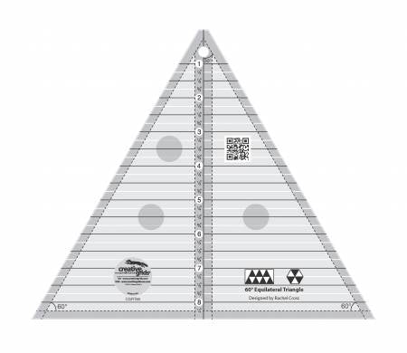 Creative Grids 60 Degree Triangle 8" Finished