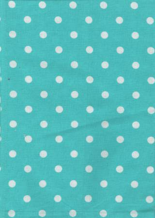 Tea Towel - Teal Polka Dot