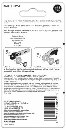 Olfa 60 mm Endurance Blade 1 Pack