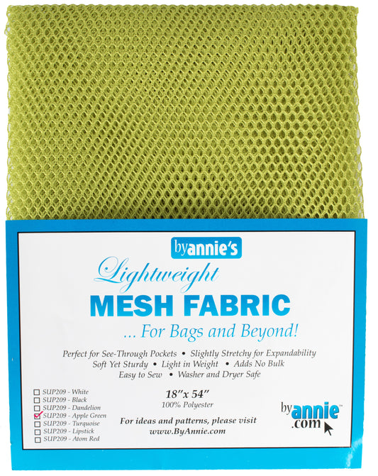 Mesh Lite Weight Apple Green 18in x 54in