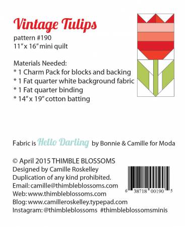 Vintage Tulips Pattern (Mini)