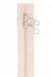 30" Dbl Zipper Ivory