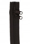 30" Dbl Zipper Black