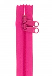 30" Dbl Zipper Raspberry