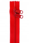 30" Dbl Zipper Atom Red