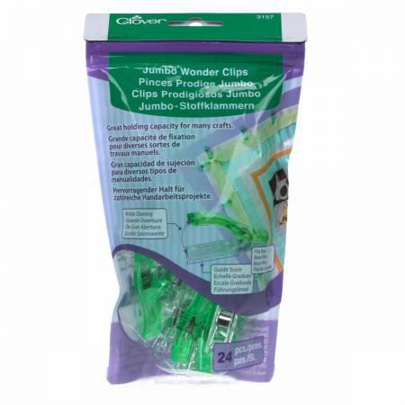 Clover Jumbo Wonder Clips 24 pk