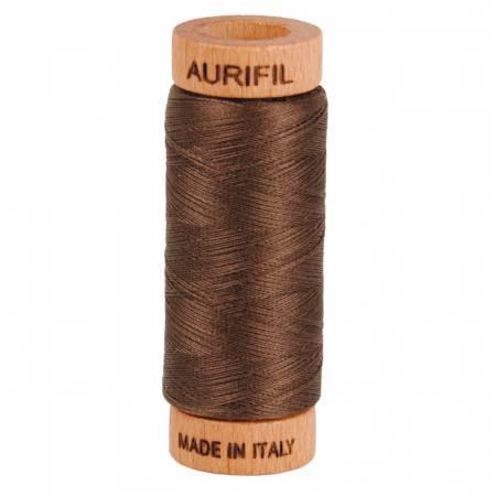 Aurifil Mako Cotton Thread Solid 80wt 300yds Bark