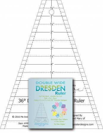 Double Wide Dresden Book & Ruler Bundle