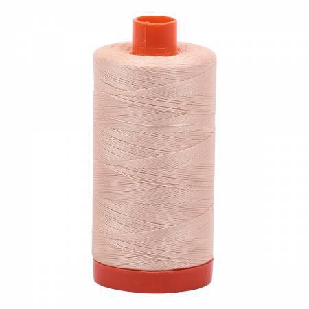 Aurifil Mako Cotton Thread Solid 50wt 1422yds Pale Flesh