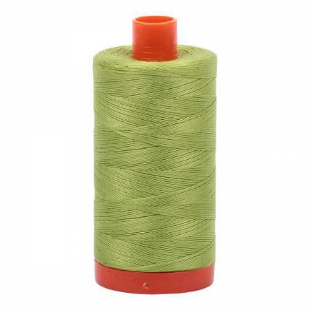 Aurifil Mako Cotton Thread Solid 50wt 1422yds Spring Green