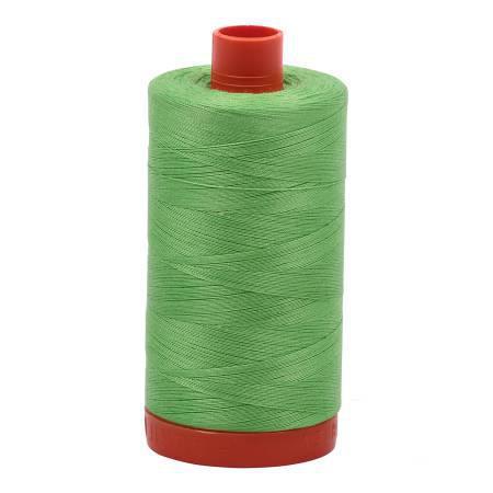 Aurifil Mako Cotton Thread Solid 50wt 1422yds Shamrock Green