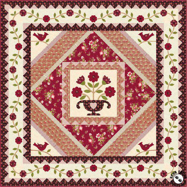 Cardinal Bouquet Pattern