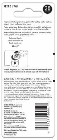 Olfa 28mm Rotary Blades 2 Pack