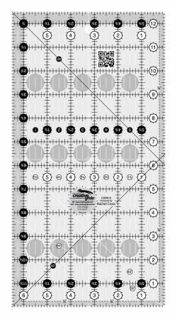 Creative Grids Ruler 6.5" X 12.5" Ruler